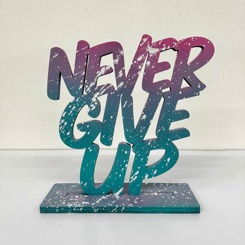 "Never Give Up" by Aiiroh - Mind The Gap Label