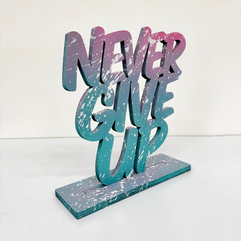 "Never Give Up" by Aiiroh - Mind The Gap Label