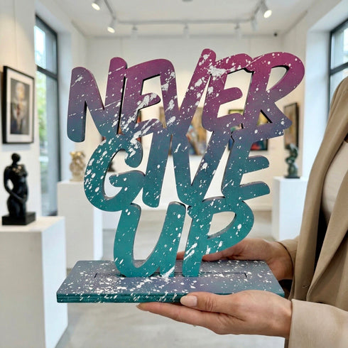 "Never Give Up" by Aiiroh - Mind The Gap Label