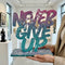 "Never Give Up" by Aiiroh - Mind The Gap Label