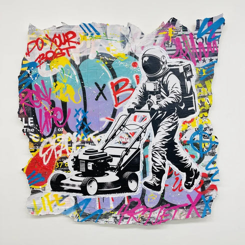 It's Greener - Unique Mixed Media by Aiiroh x SINAO - Mind The Gap Label