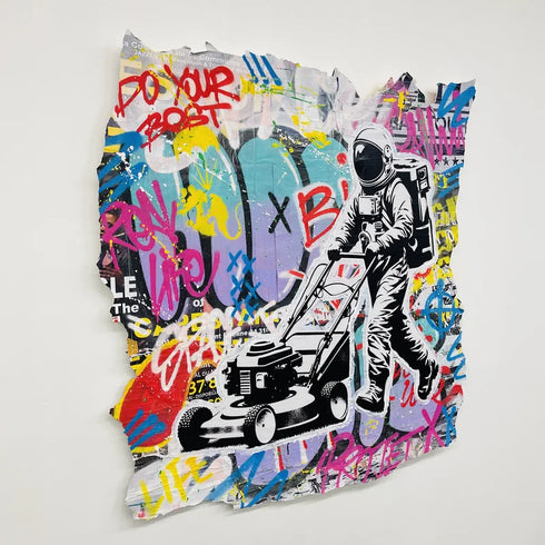 It's Greener - Unique Mixed Media by Aiiroh x SINAO - Mind The Gap Label