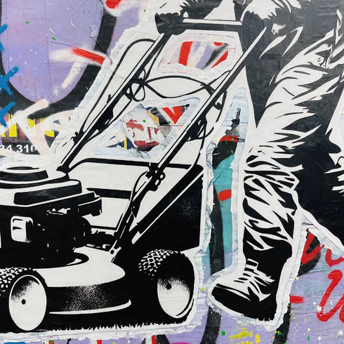 It's Greener - Unique Mixed Media by Aiiroh x SINAO - Mind The Gap Label