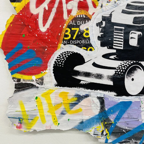 It's Greener - Unique Mixed Media by Aiiroh x SINAO - Mind The Gap Label