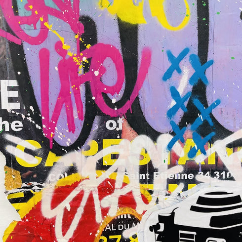 It's Greener - Unique Mixed Media by Aiiroh x SINAO - Mind The Gap Label