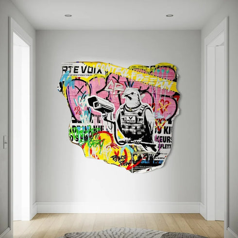 "Peace is Watching" by Aiiroh x SINAO - Mind The Gap Label