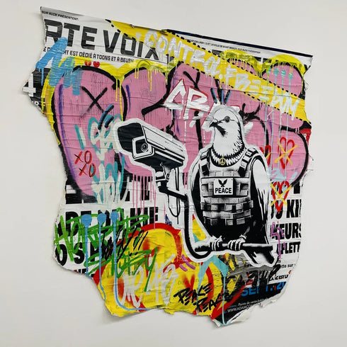 "Peace is Watching" by Aiiroh x SINAO - Mind The Gap Label