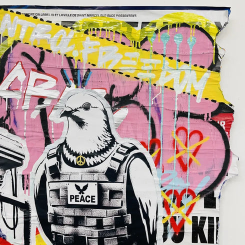 "Peace is Watching" by Aiiroh x SINAO - Mind The Gap Label