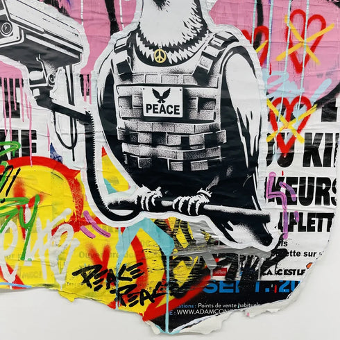 "Peace is Watching" by Aiiroh x SINAO - Mind The Gap Label