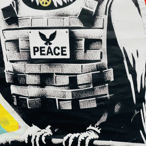 "Peace is Watching" by Aiiroh x SINAO - Mind The Gap Label