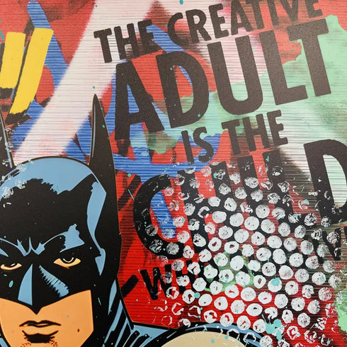 "Forever Batman" by Nobless - Mind The Gap Label